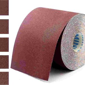 Sandpaper roll 60 to 240 Grit Ready-to-wrap Ready-to-Cut 4 inch by 32.8 feet Long Abrasive Sand Paper Rolls 60.80.120.180 and 240grid