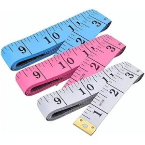 Soft Measuring Tape for Sewing and Tailoring, assorted color Pack of 1