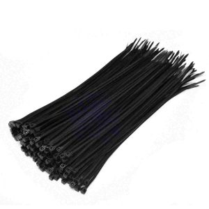 Zip Ties, 100 Pcs 20 CM Cable Tie, Adjustable Durable Self locking Nylon Zip Cable Ties for Home Office Garage Workshop